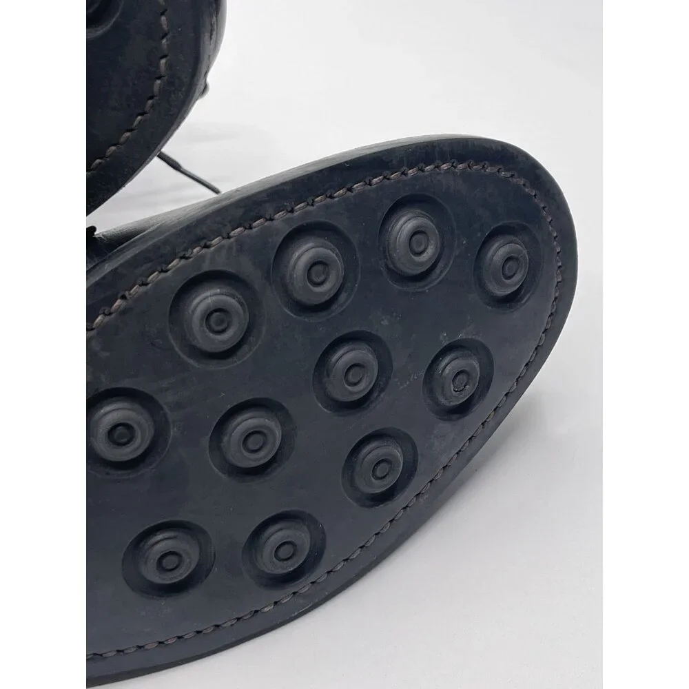 Samuel Windsor Mens Black Leather Lace-Up Ankle Boots Shoes UK‎ 6